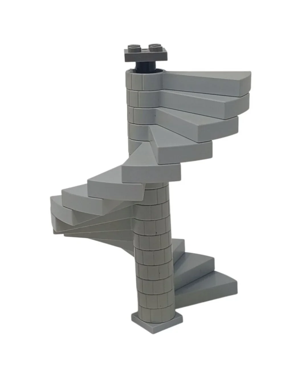 LEGO Spiral Staircase 16 Steps W/ Support Gray Replacement Part 40243 #M-4